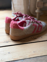 Charger l'image dans la galerie, Baskets CLOUD MOHAIR taupe/wine by BACK70
