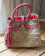 Charger l'image dans la galerie, Panier MARRAKECH rose corail PM