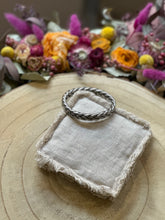 Charger l'image dans la galerie, Jonc Bouddhiste TRESSE argenté effet vieilli