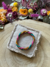 Charger l'image dans la galerie, Jonc Bouddhiste tressé double multicolore