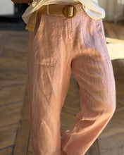 Charger l'image dans la galerie, Pantalon barrel lin
