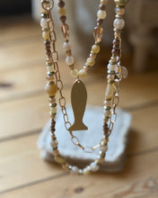Charger l'image dans la galerie, Collier 3 rangs poisson
