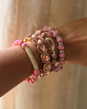 Charger l'image dans la galerie, Lot de 4 bracelets rose
