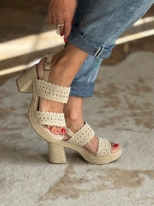 Sandales crochet