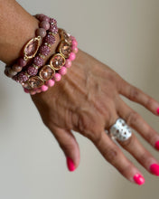 Charger l'image dans la galerie, Lot de 4 bracelets rose
