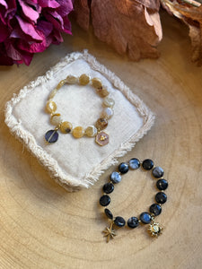 Bracelet perles acryliques