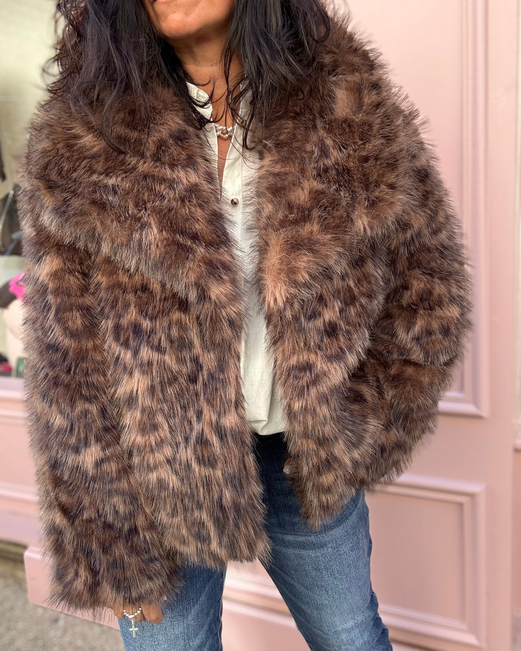 Veste léopard 8008