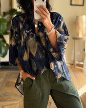 Charger l'image dans la galerie, Blouse PANDORA ZAPDOS marine by BANDITAS
