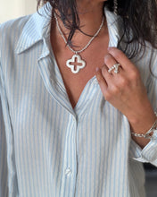 Charger l'image dans la galerie, Collier perles 1430 4 feuilles
