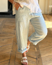 Charger l'image dans la galerie, Pantalon barrel lin
