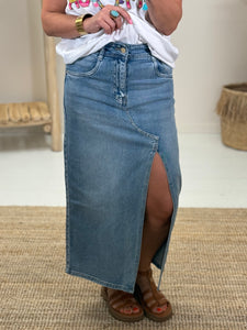 Jupe jean 21411