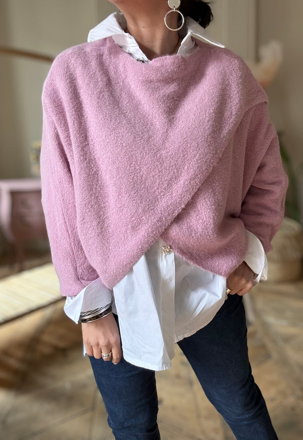 Pull croisé 9327