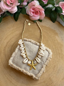 Collier coquillages étoile