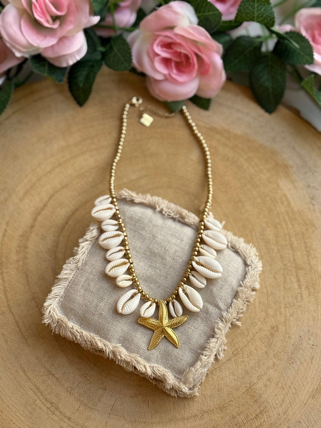 Collier coquillages étoile