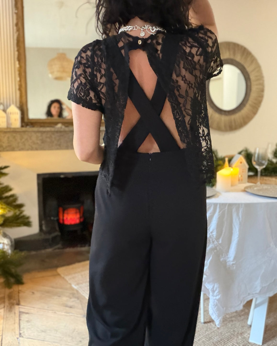 Combipantalon dentelle