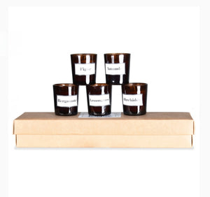 Coffret de 5 bougies Intemporels D4,5 H5cm