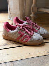 Charger l'image dans la galerie, Baskets CLOUD MOHAIR taupe/wine by BACK70
