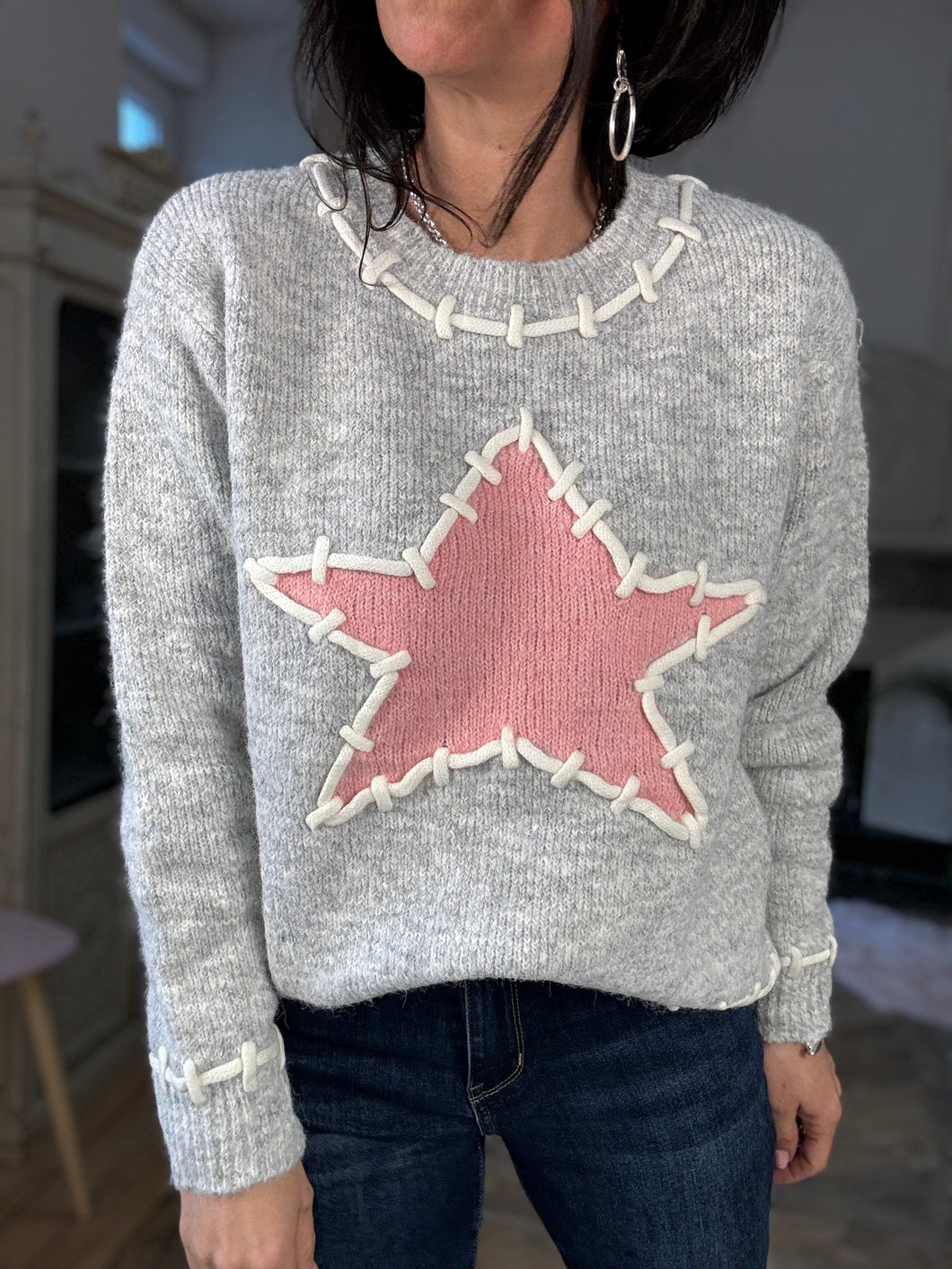 Pull gris 1850