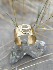 Manchette maille marine
