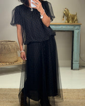 Charger l&#39;image dans la galerie, Haut tulle à pois 7909
