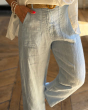 Charger l'image dans la galerie, Pantalon barrel lin
