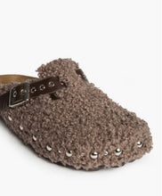 Charger l'image dans la galerie, Mules bouclettes taupe 6610
