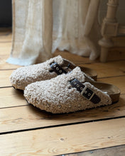 Charger l'image dans la galerie, Mules bouclettes beige 6610
