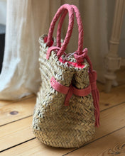 Charger l'image dans la galerie, Panier MARRAKECH rose corail PM
