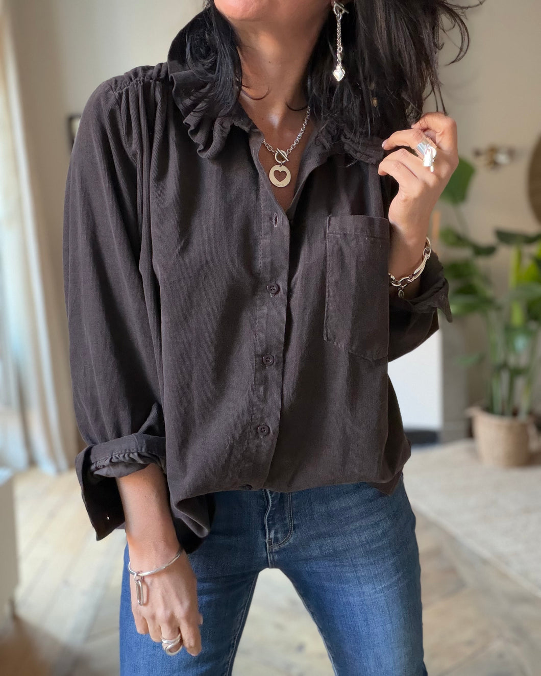 Chemise velours 5100