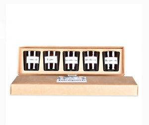 Coffret de 5 bougies Intemporels D4,5 H5cm