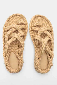 Sandales cordes
