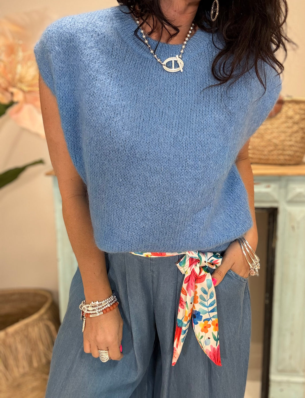Pull sans manche 7630