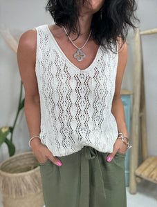 Debardeur crochet 35229