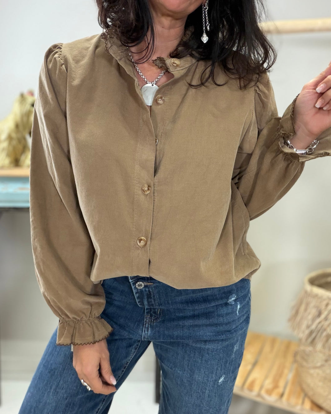 Chemise velours 851893