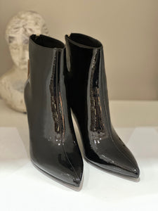 Bottines noires vernies 3960