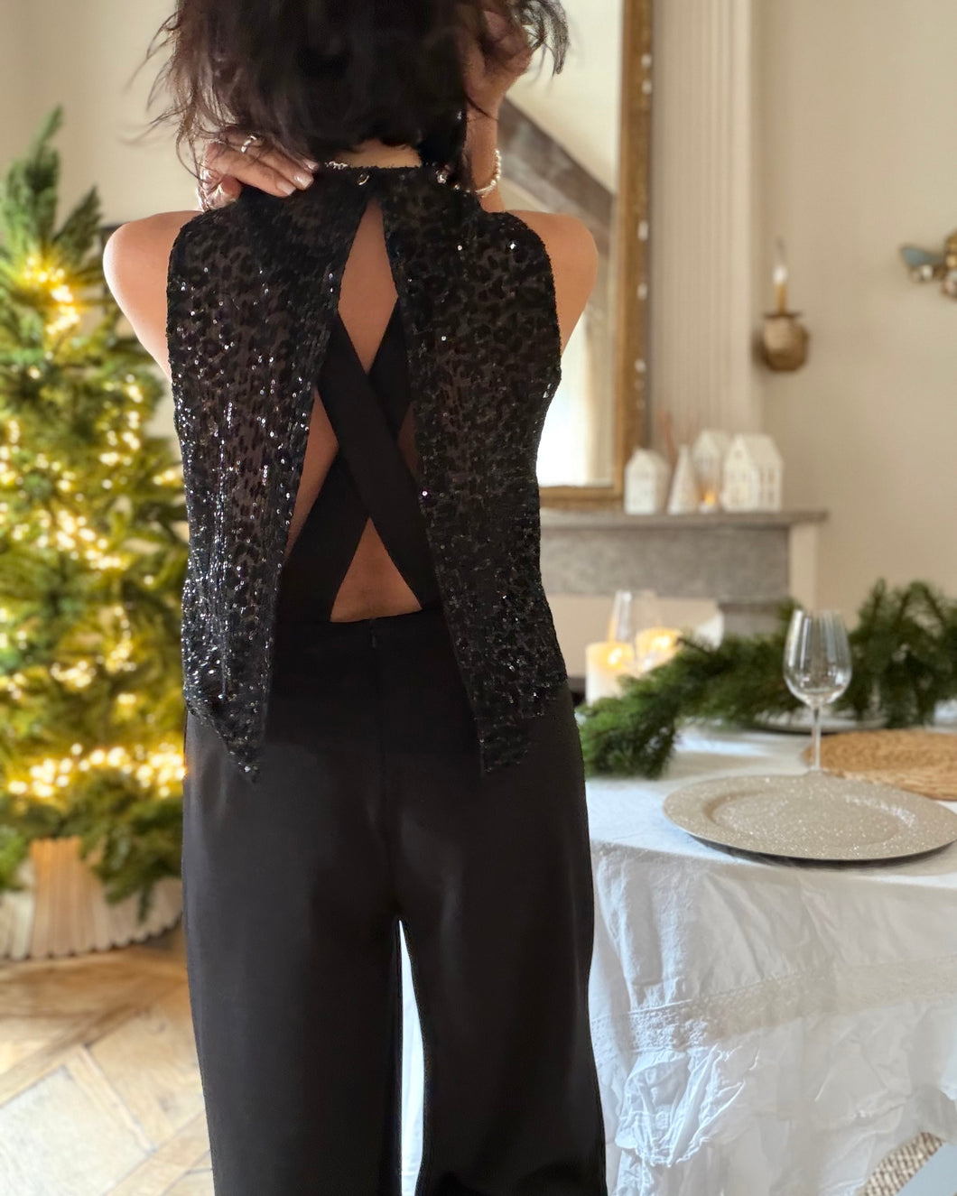 Combipantalon sequins