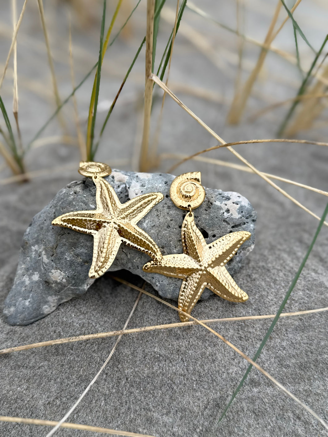 Boucles d’oreilles étoile de mer