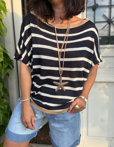 Pull à rayures 25252