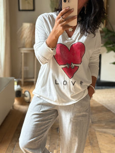 Tee-shirt LOVE by BANDITAS