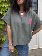 Charger l&#39;image dans la galerie, Blouse gaze 6525
