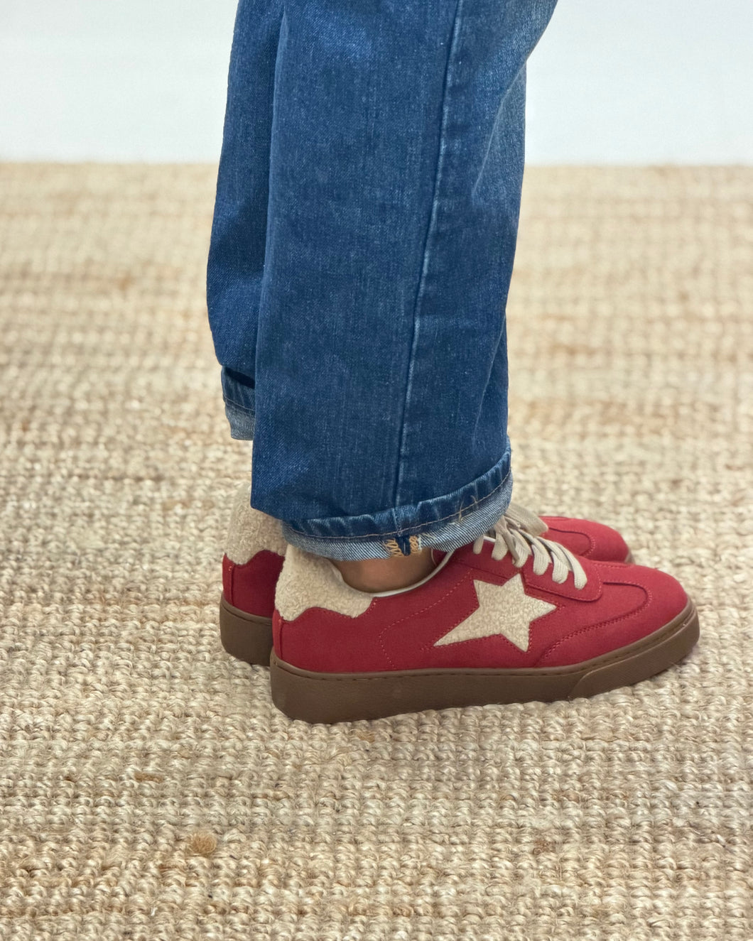 Baskets bordeaux 1093