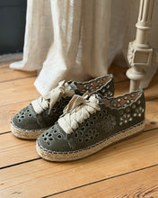 Charger l'image dans la galerie, Baskets cordes kaki
