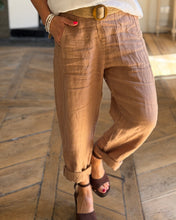 Charger l'image dans la galerie, Pantalon barrel lin

