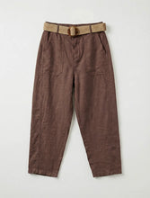 Charger l'image dans la galerie, Pantalon barrel lin
