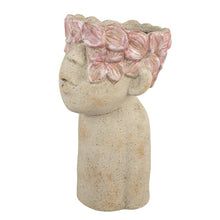 Charger l'image dans la galerie, Pot de fleurs 20x19x31 cm Beige Terre cuite
