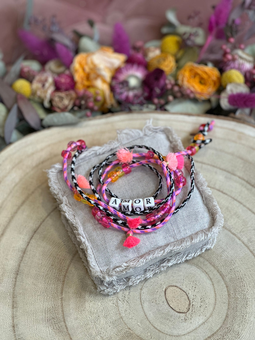 🇫🇷 Bracelet modulable tropique AMOR