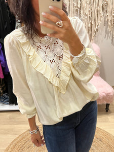 Blouse ORLANE crème